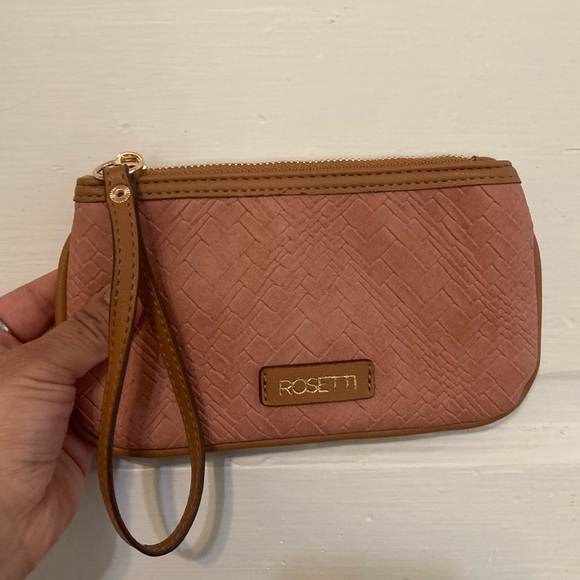 Pink Rosetti Wristlet Wallet - Picture 2 of 10